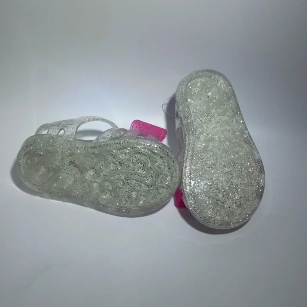 GLITTER PURPLE BOW SANDALS